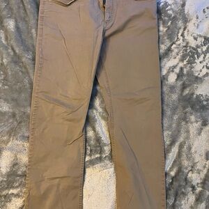 Slim straight Men's Tan Casual Pants Wrangler 34x30